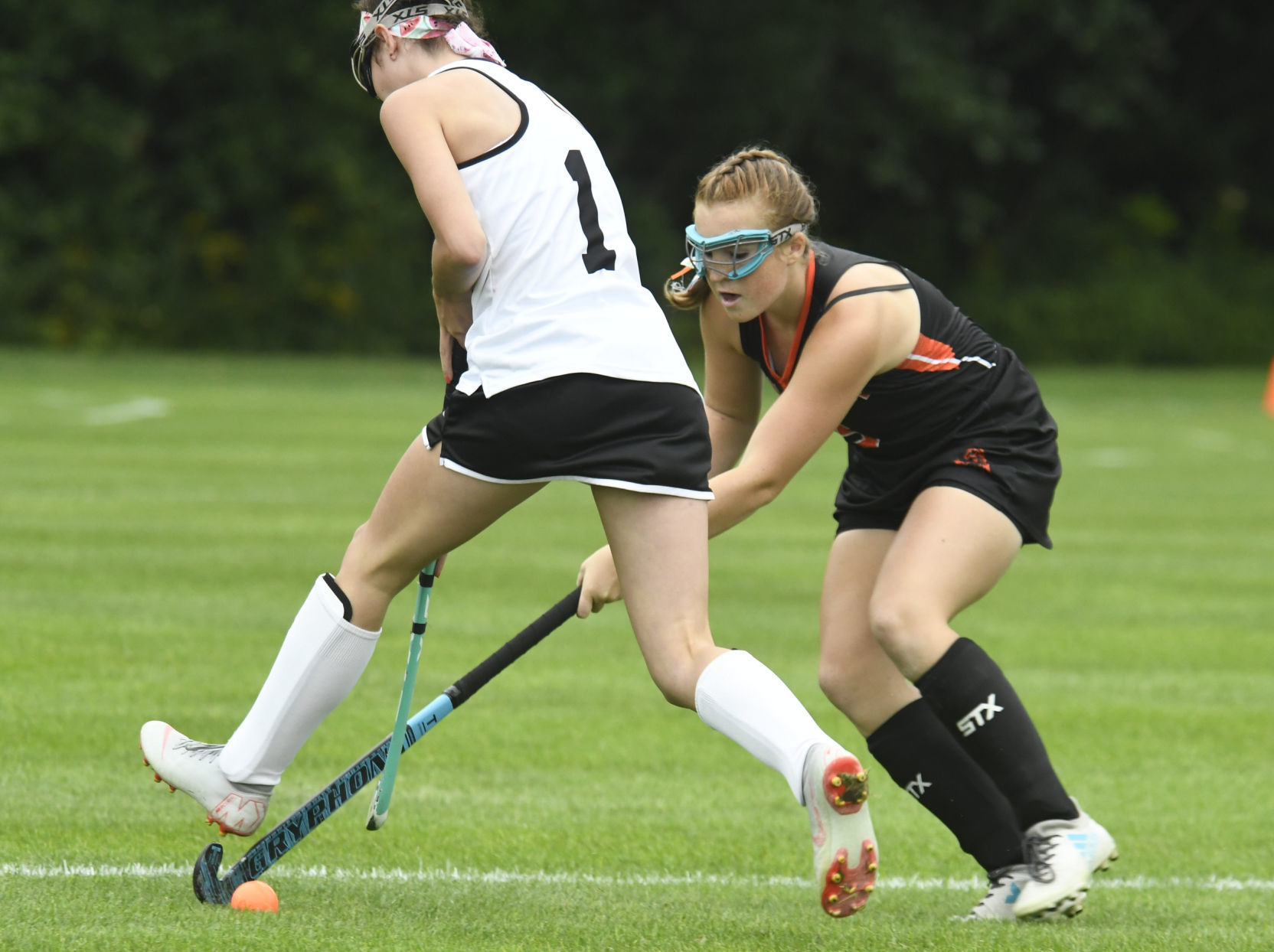 Going after the ball
